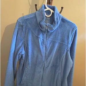 L.L. Bean Fleece Embroidered Jacket- Large